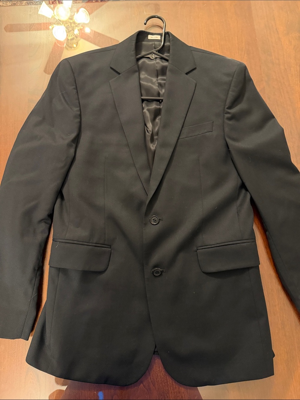 Calvin Klein Black Men's Two-Button Blazer